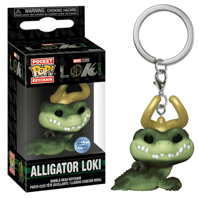 F7188BC4-2716-DD46-36EF-152BBD9111FE.jpg Funko Pop Keychain Loki - Alligator Loki *special Edition* - Image 1