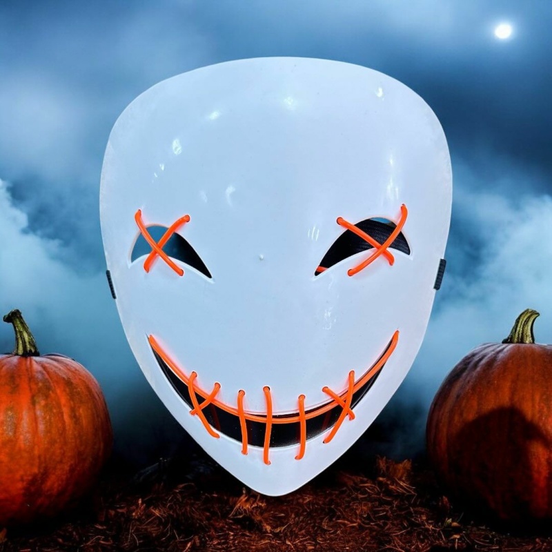 FB0B825E-B60F-F4AC-222B-9D1AFAFA5590.jpg MASCARA HALLOWEEN C/LED ANIME A1898 - Imagen 1