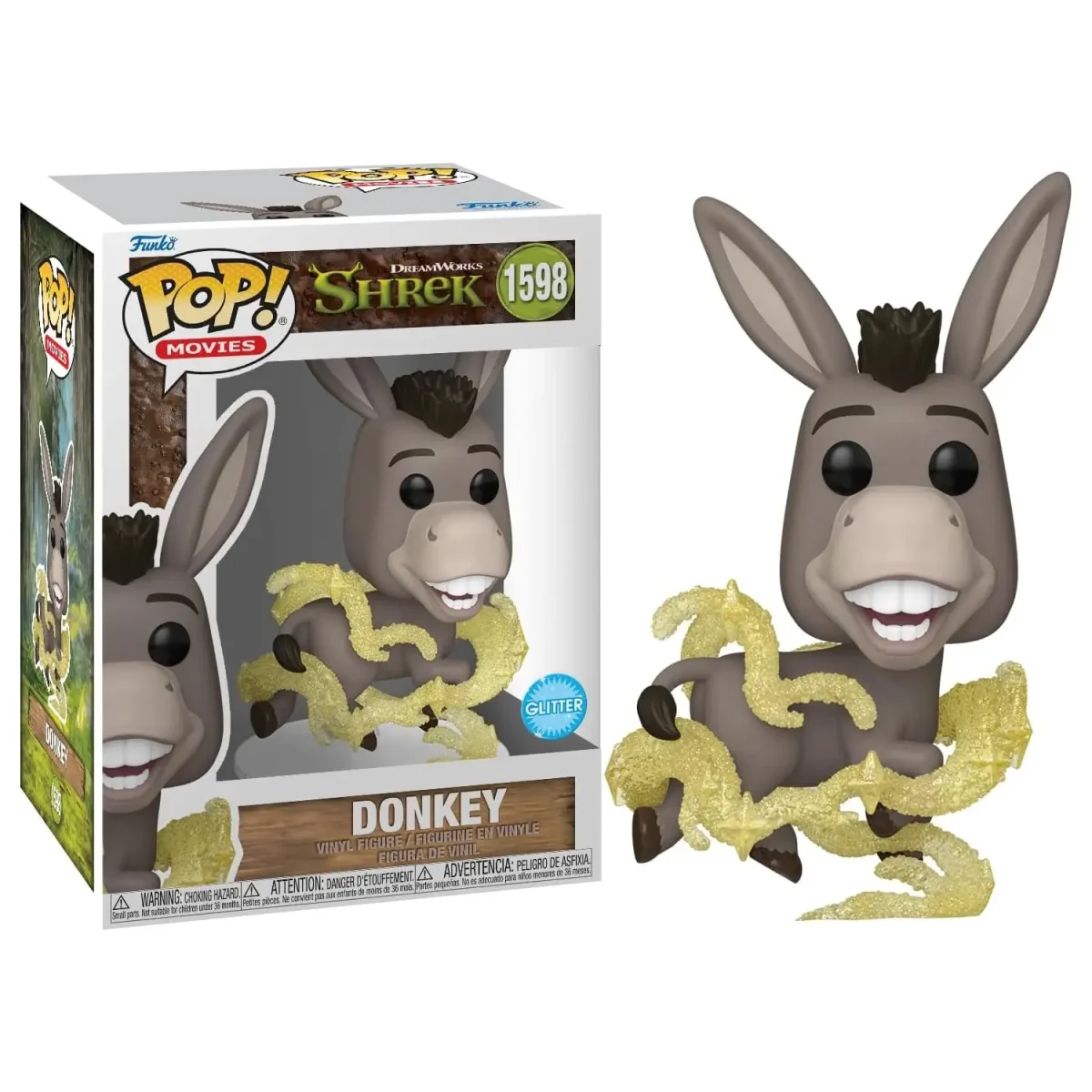 Funko Pop Shrek - Donkey 1598 *Glitter* - Image 2