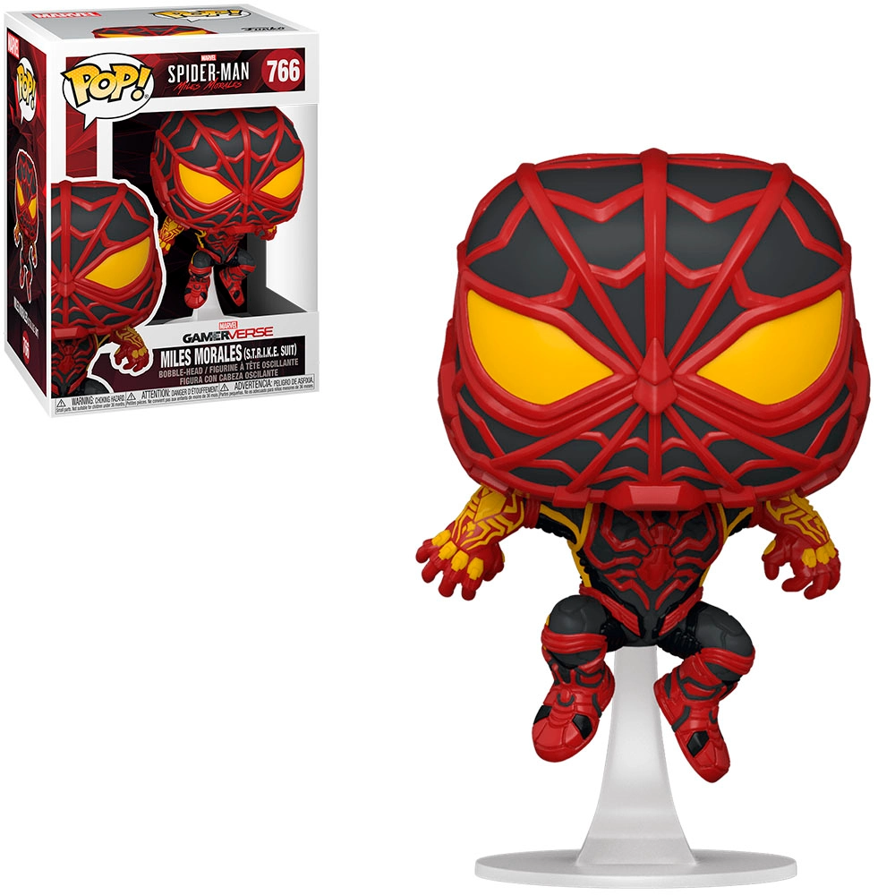 ce47af15-bed6-411a-bd3b-40a90768b0b3 Funko Pop Marvel Spider-man Gamerverse - Miles Morales (strike Suit) 766 - Image 1