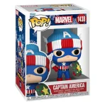 Funko Pop Marvel Holiday - Captain America 1438 - Image 2