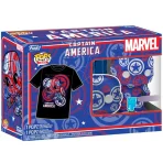 Funko Tees Civil War Art Series Remera + Funko Captain America - Image 3