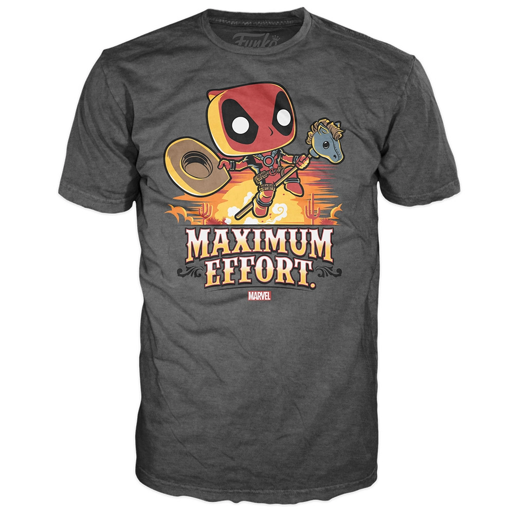 589ed393-1c16-4613-875f-9733caafa91c Funko Tees Marvel Deadpool Max Effort --xl-- - Image 1