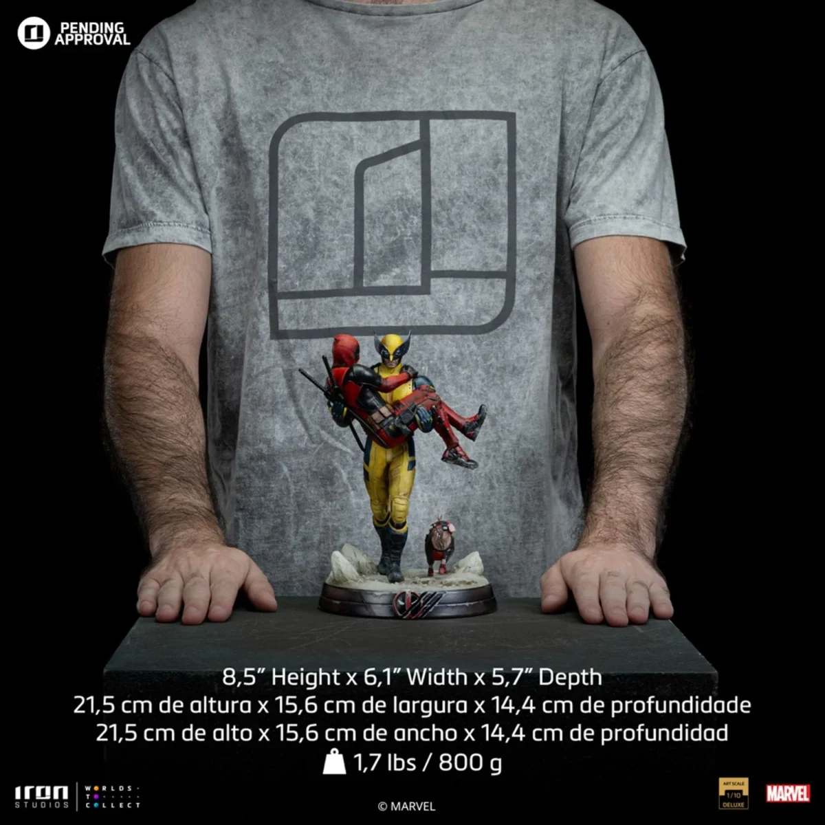 Deadpool And Wolverine Deluxe - Art Scale 1/10 - Iron Studios - Imagen 3
