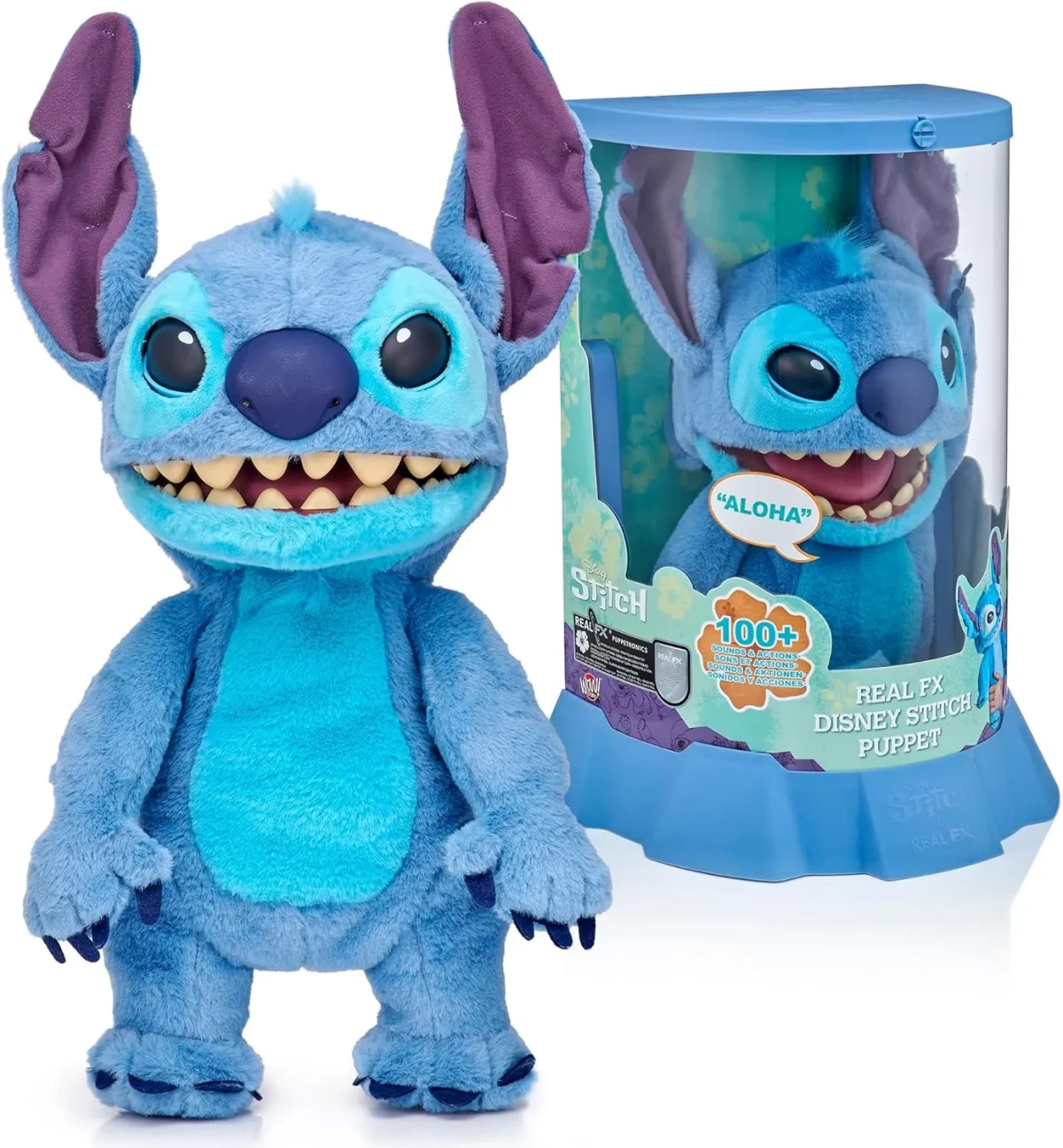 Peluche Animatronico Stitch 45cm Realfx - Image 8