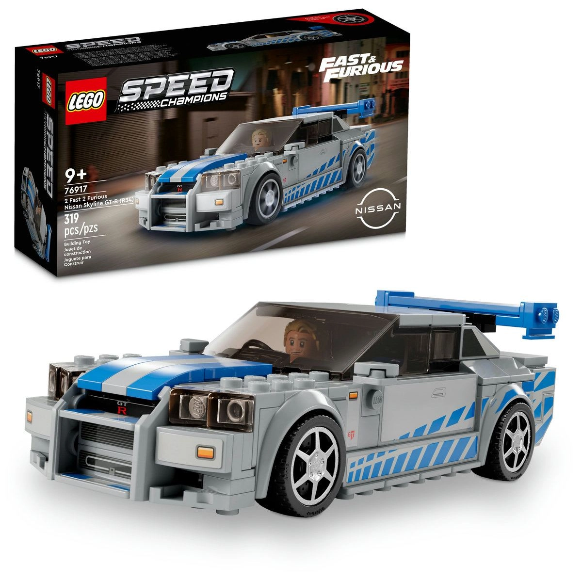bf3cf242-da4e-4f50-adb5-2d862526d69f Lego Speed Champions Fast & Furious Nissan Skyline Gt-r (r34) - Image 1