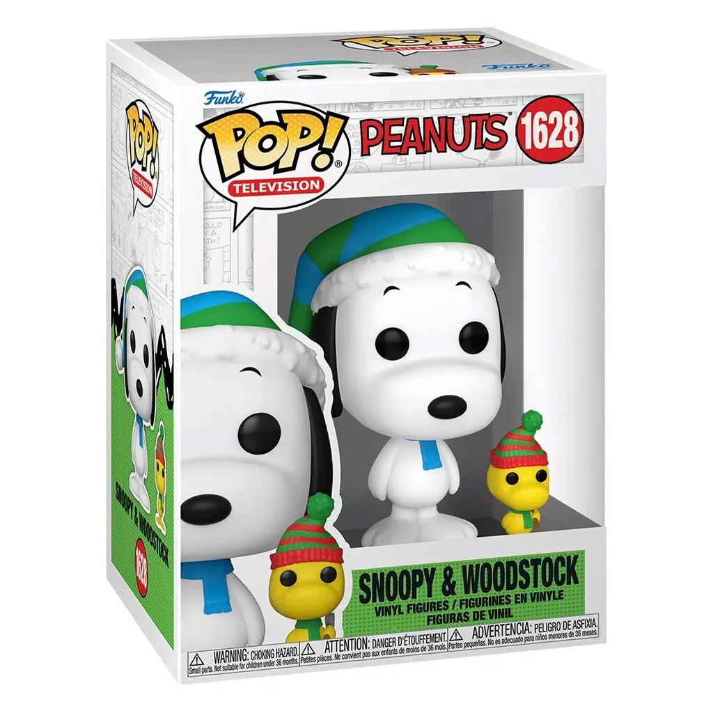 funko-pop-television-peanuts-sno (2) Funko Pop Peanuts - Snoopy & Woodstock 1628 - Image 1