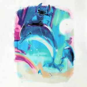 Remera Disney Lilo & Stitch Dolphin