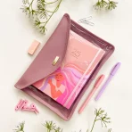 Combo Agenda Semanal Abrazo + Estuche Rosa - Filomena