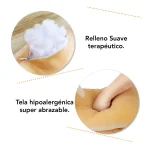 Peluche Abrazable Largo  - Gato Acostado Marron 46cm - Imagen 3