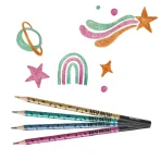 Lápices de Colores Mooving Metalizados 6 piezas