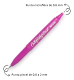 BRUSH PEN CALIGRAFICO DOBLE PUNTA