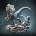 Blue And Beta - Jurassic World: Dominion - Minico - Iron Studios