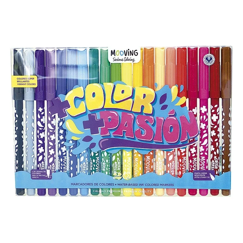 MARCADORES DE COLORES X20 MOOVING