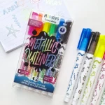 MARCADORES OUTLINER METALLIC X6 MOOVING