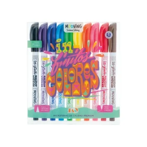 MICROFIBRAS FINELINER X10 MOOVING