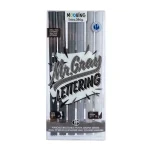 MARCADORES DOBLE PUNTA CROMA GRISES X6 - MOOVING