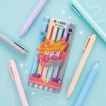 ROLLER GEL RETRACTIL PASTEL X6 - MOOVING