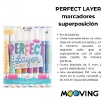 Marcadores de superposicion de colores