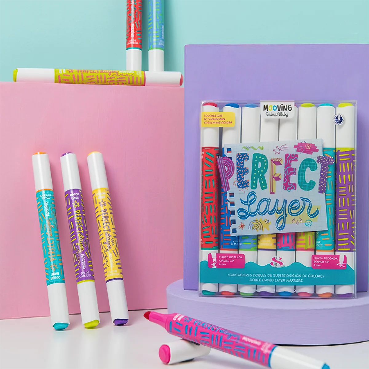 perfectlayer4 Marcadores de superposicion de colores