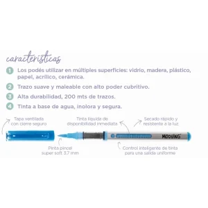 Marcadores Pro Acrylic Brush