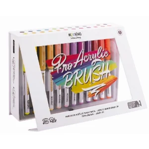 Marcadores pro acrylic brush x24