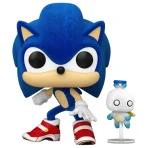 Funko Pop! Sonic The Hedgehog - Sonic With Chao Flocked *special Edition*