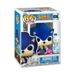 Funko Pop! Sonic The Hedgehog - Sonic With Chao Flocked *special Edition* - Image 2
