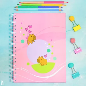 Cuaderno a rayas Capibara
