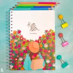 Cuaderno a Rayas Flor es Ser