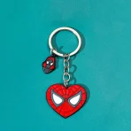 llavero spider corazon