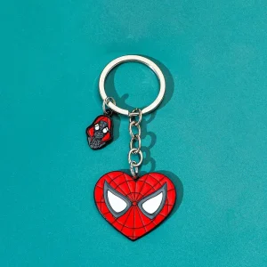 llavero spider corazon