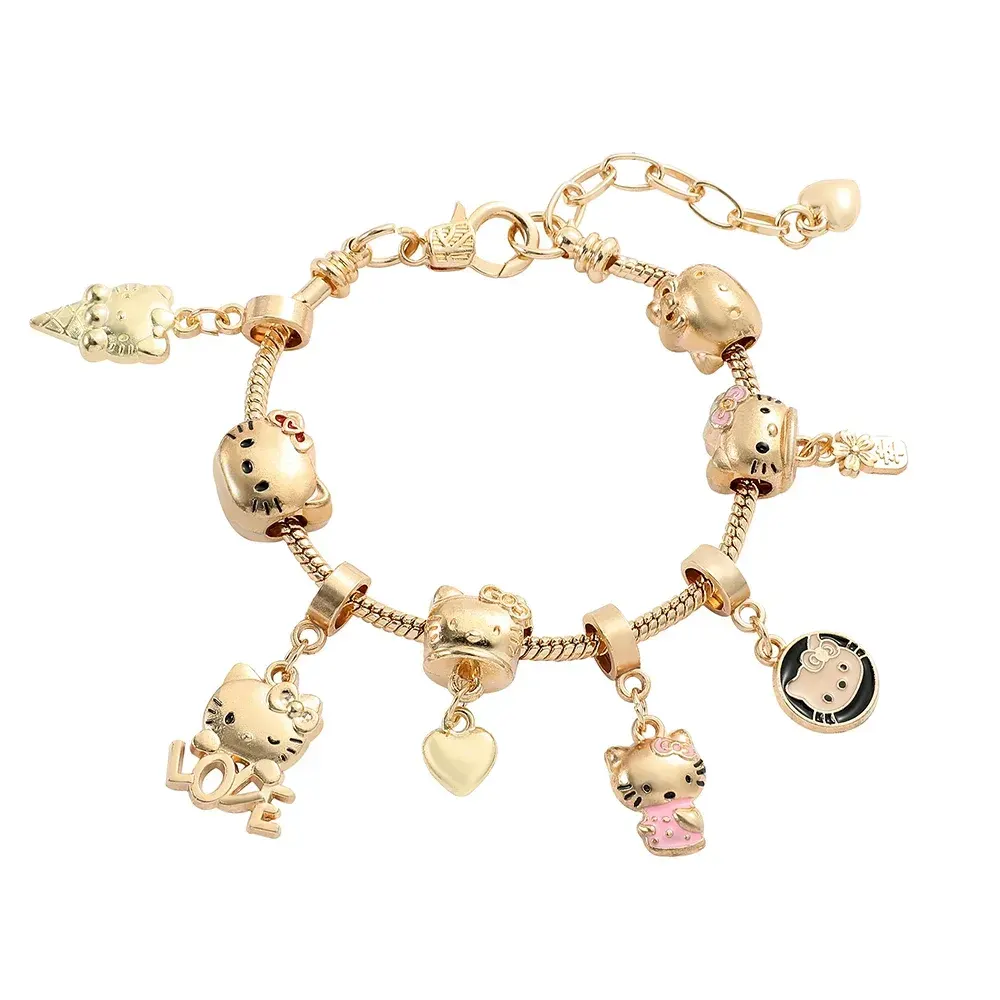 pulsera-charms-kitty3 Pulsera con Charms