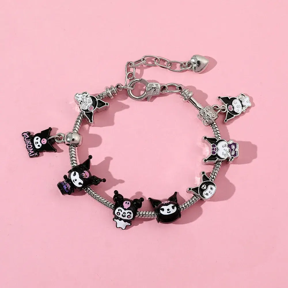 pulsera-charms-kuromi1 Pulsera con Charms Kuromi