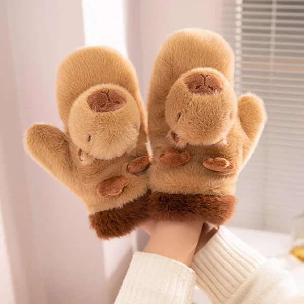Guante Peluche Capibara