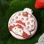 Espejo plegable con cepillo retráctil Strawberry Shortcake