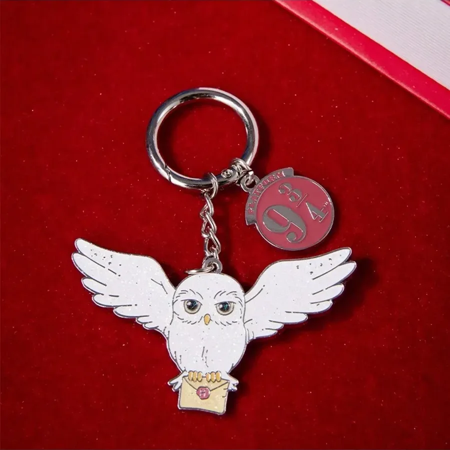 17356169685295b28e3c8023afe6bc3f (1) Llavero metal Harry Potter hedwig - Image 1