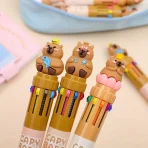 Bolígrafo Multicolor Capibara – 10 Colores - Image 5