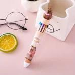 Bolígrafo Multicolor Capibara – 10 Colores - Image 2