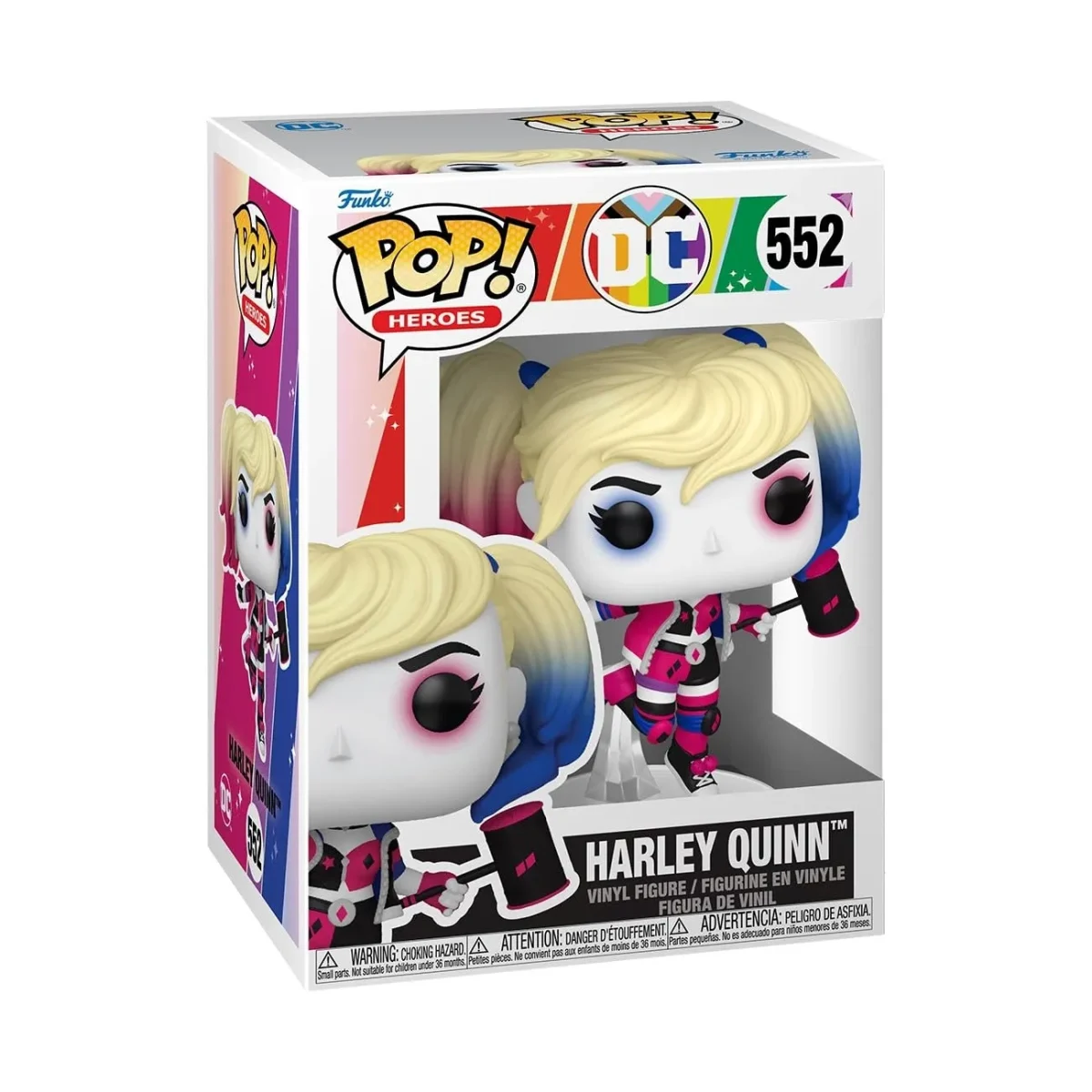 Funko POP Heroes Pride Harley Quinn 552 - Image 2