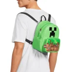 Mini Mochila Minecraft Creeper - Image 3