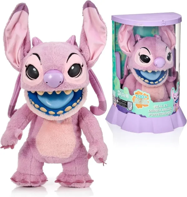 MARIONETA INTERACTIVA WOW! STUFF DISNEY STITCH REALFX PUPPETRONICS ANGEL