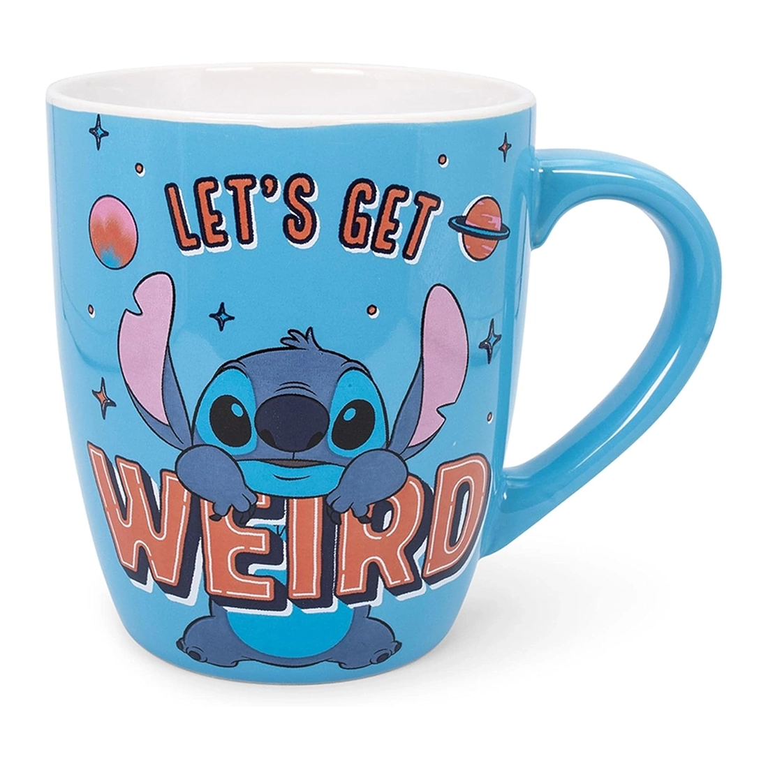 taza_letsgetweird1 Tazón Disney Stitch "Let's Get Weird" – 739 ml Oficial - Image 1