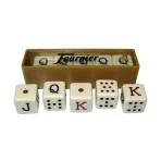 Dados de Poker con Caja Fournier