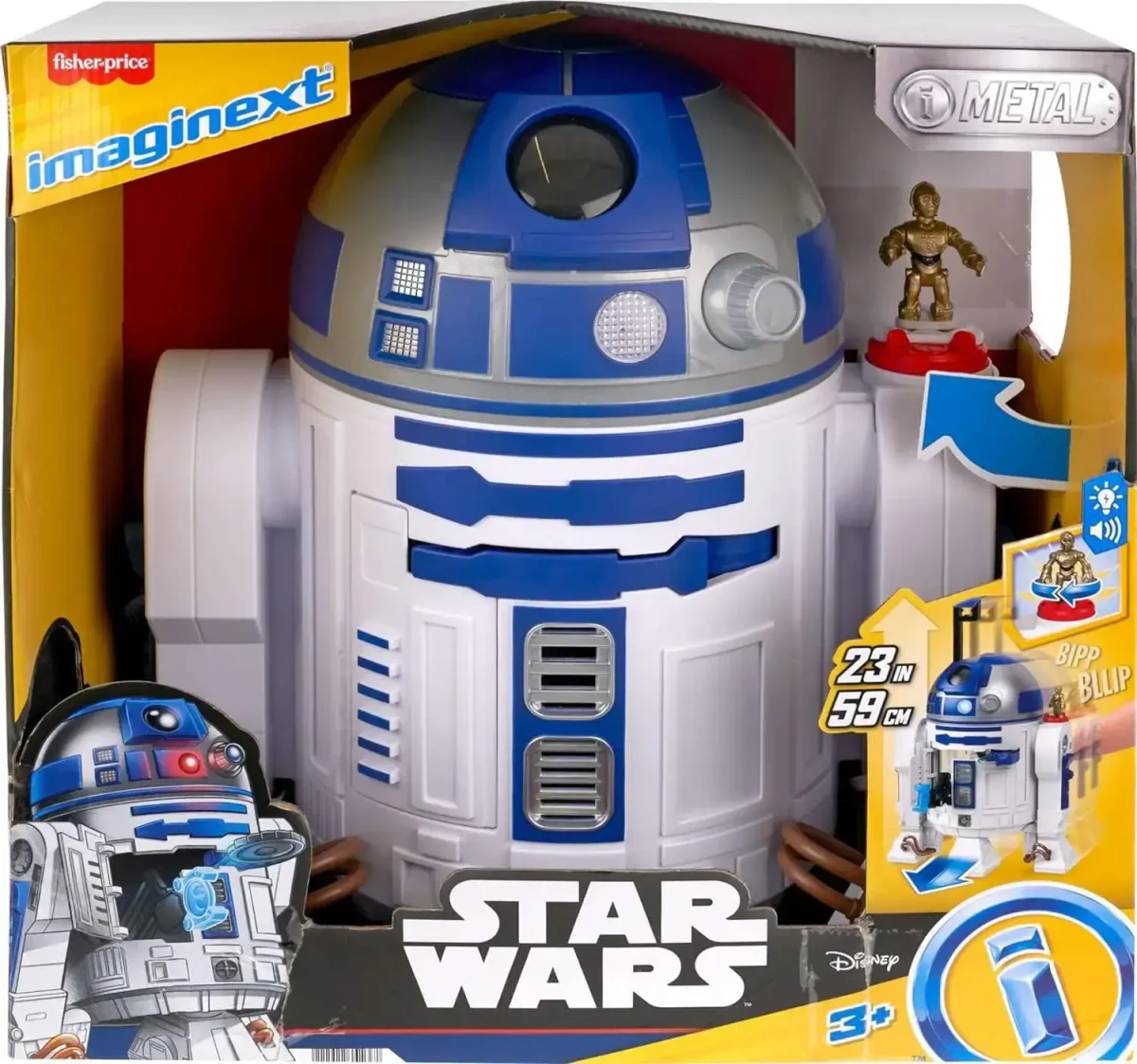Fisher-Price Imaginex Star Wars Toy R2-D2 - Image 6