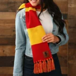 Bufanda Lic. Harry Potter Patch Striped Gryffindor