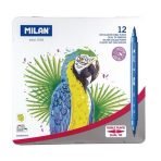 Milan Estuche Metalico 12 Rotuladores Doble Punta - Imagen 2