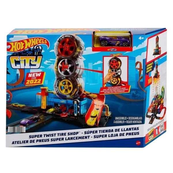 Hot Wheels City Super Tienda De Llantas