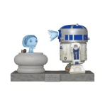Funko Pop Deluxe Star Wars R2-d2 And Princess Leia Hologram #766