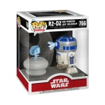 Funko Pop Deluxe Star Wars R2-d2 And Princess Leia Hologram #766 - Imagen 3